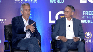 Former Republican presidential candidate and representative Joe Walsh had explosive words about the state of his party at LibertyCon International